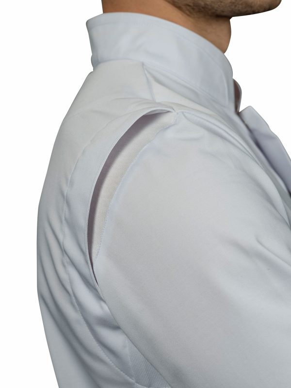 French White Candola Chef Kochjacke