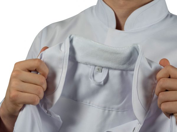 French White Candola Chef Kochjacke