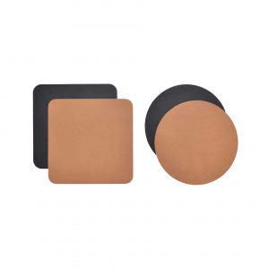 Dessous de verre en cuir