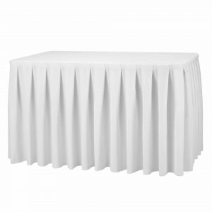 Buffetschürze/Skirting Kellerfalte geschl.